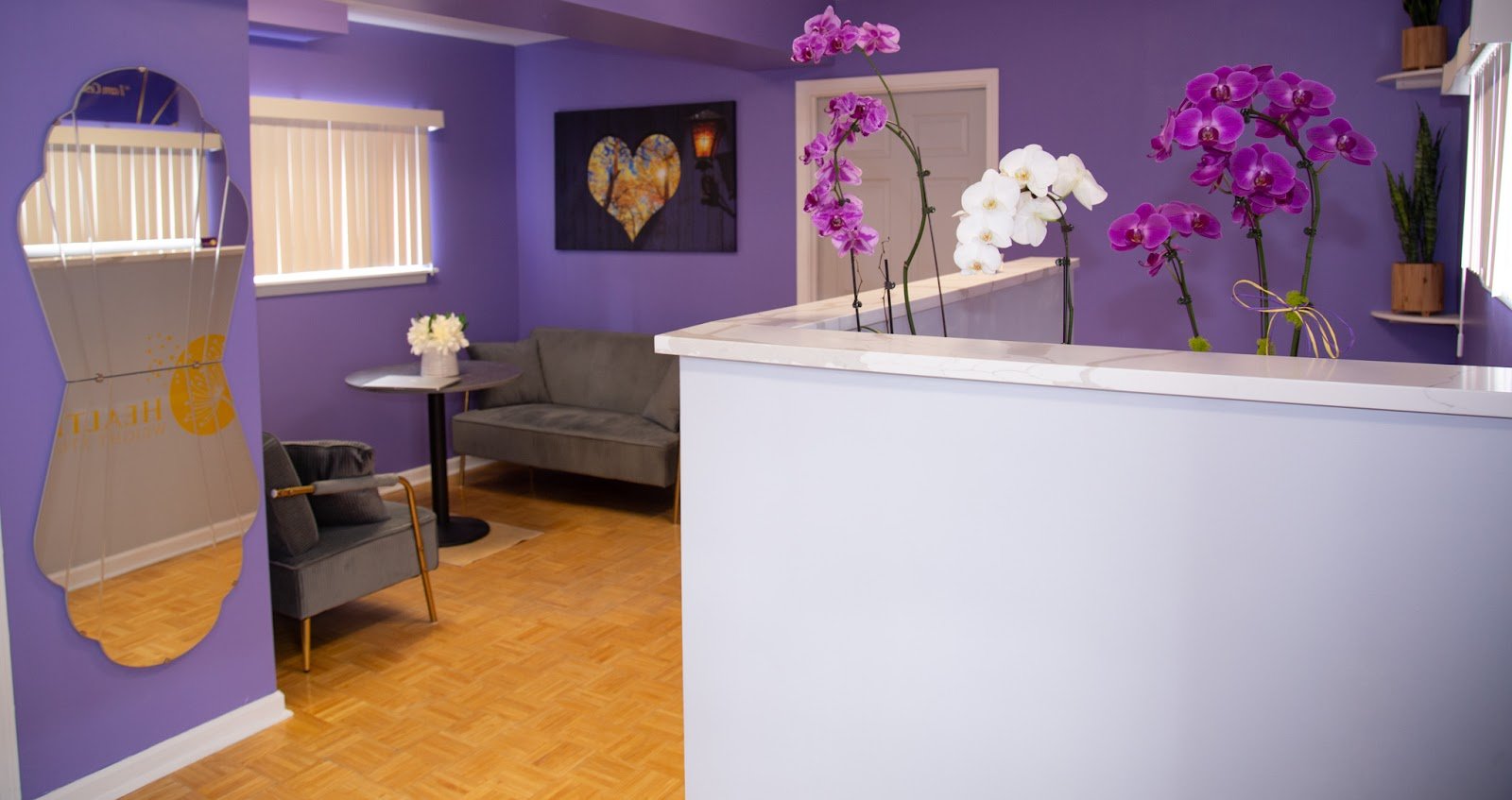 Clean, professional medical spa treatment room with neutral tones at Healthy Weight Studio , Margaret Cesarz in Evanston